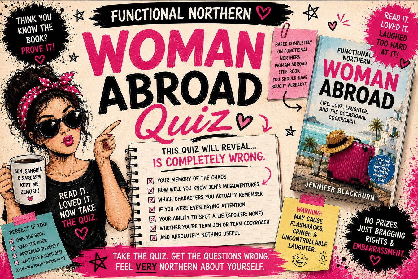 Functional Northern Woman Abroad Quiz — How Well Do You Know the Book? 📕 Functional Northern Woman Abroad Quiz — How Well Do You Know the Book? 📕